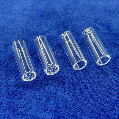 Pabrik Custom Suhu Tinggi Dan Korosi Tahan Kuarsa Pipa Ujung Perforated Seal
