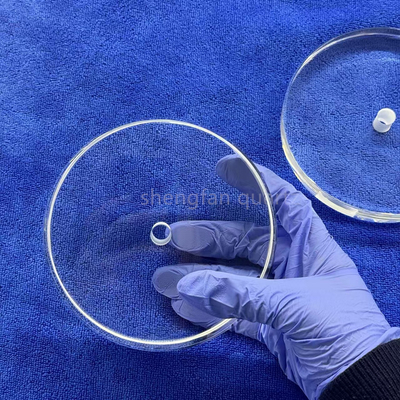 Personalize Transparent Fused Silica Glass Sheet UV Quartz Glass Plate Untuk Lampu Led UVC