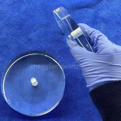 Personalize Transparent Fused Silica Glass Sheet UV Quartz Glass Plate Untuk Lampu Led UVC