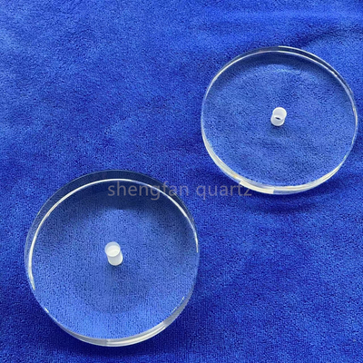 Personalize Transparent Fused Silica Glass Sheet UV Quartz Glass Plate Untuk Lampu Led UVC