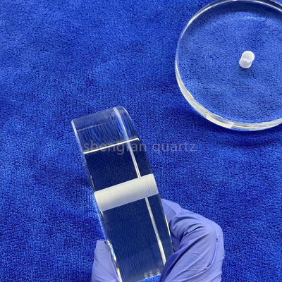 Personalize Transparent Fused Silica Glass Sheet UV Quartz Glass Plate Untuk Lampu Led UVC