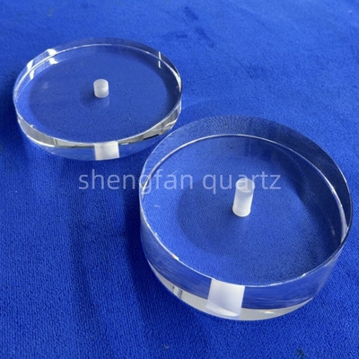 Pabrik Custom Ultra Violet Laser Tinggi kemurnian perforated Quartz Glass Sheet