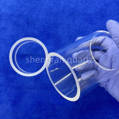 Pabrik Custom High Temperature Furnace Quartz Glass Tube