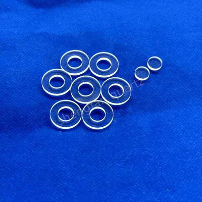Professional Custom Transparan Quartz Punching Sheet tahan suhu tinggi