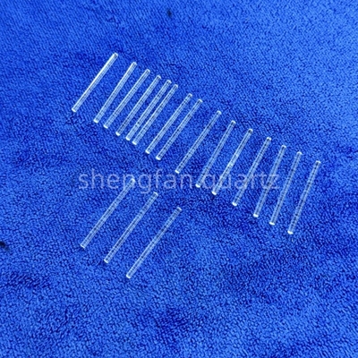 2.1mm Diameter Quartz Glass Rod Frosted Transparan