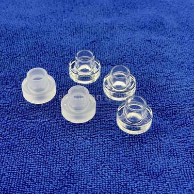 Professional Custom Transparan Perforated Quartz Sheet tahan suhu tinggi