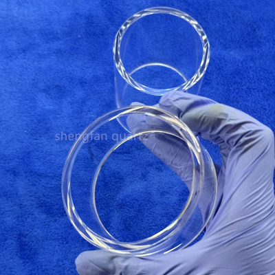 Disesuaikan Infrared Fused Silica Tube tahan panas kemurnian tinggi