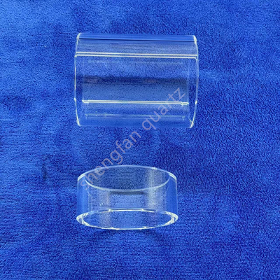 Disesuaikan Infrared Fused Silica Tube tahan panas kemurnian tinggi