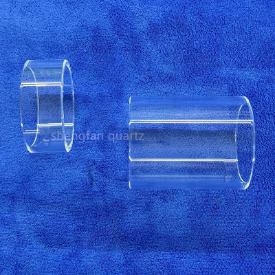 Disesuaikan Infrared Fused Silica Tube tahan panas kemurnian tinggi