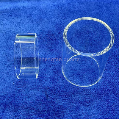 Disesuaikan Infrared Fused Silica Tube tahan panas kemurnian tinggi