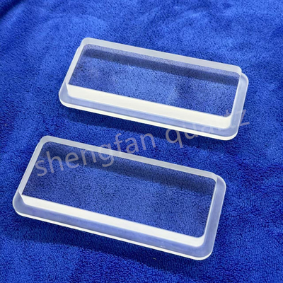Custom korosi tahan Kuarsa transparan opaque step sheet suhu tinggi
