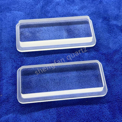 Custom korosi tahan Kuarsa transparan opaque step sheet suhu tinggi