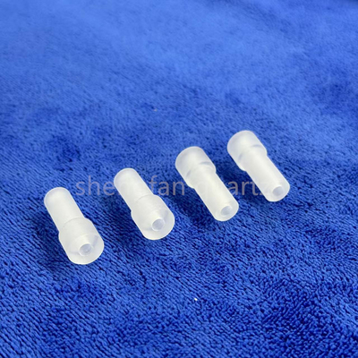 Pabrik Custom High Precision Step Drilling Frosted Opaque Quartz Parts
