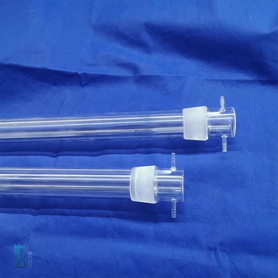 Tinggi kemurnian disegel cair Quartz Thread Pipe Untuk Lab