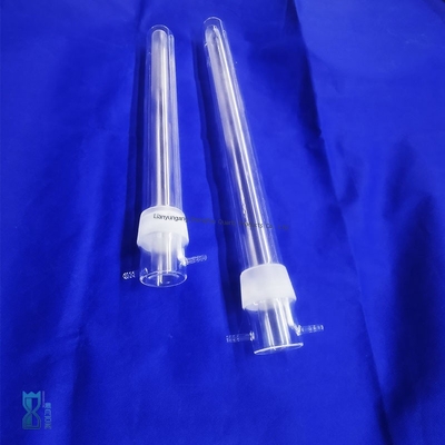 Tinggi kemurnian disegel cair Quartz Thread Pipe Untuk Lab