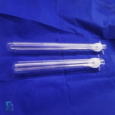 Tinggi kemurnian disegel cair Quartz Thread Pipe Untuk Lab