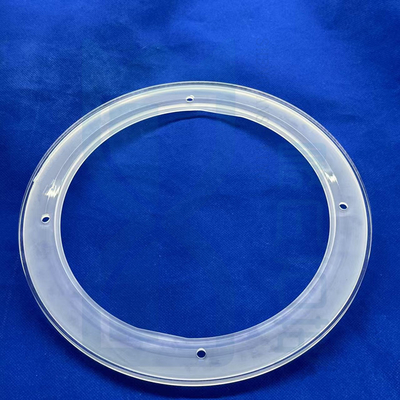 Transparent Frosted Fused Silica Glass Stone Punching Ring