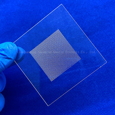 99.99% Tinggi kemurnian Quartz Plate Laser Grooving Fused Silica Quartz Glass Window Quartz Glass Sheet