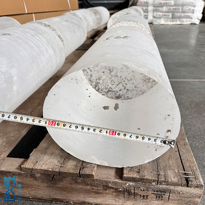 Kemurnian Tinggi 99,99% Kuarsa Bahan baku Kuarsa Berat Tahan suhu tinggi 1200°C