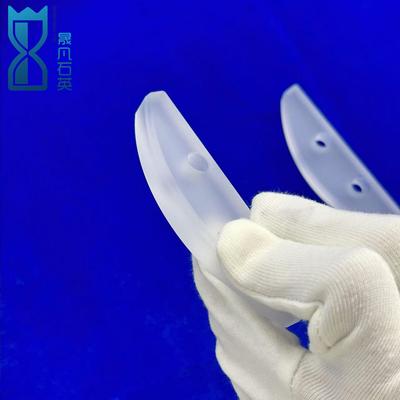 Frosted opaque quartz punch sheet tahan korosi