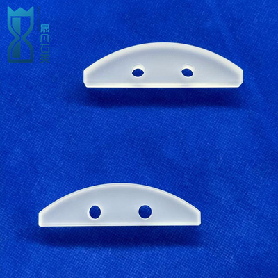 Frosted opaque quartz punch sheet tahan korosi