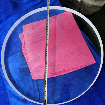 Transmisi Cahaya Tinggi Diameter Besar Quartz Glass Disc Transparent Quartz Glass Sheet Custom