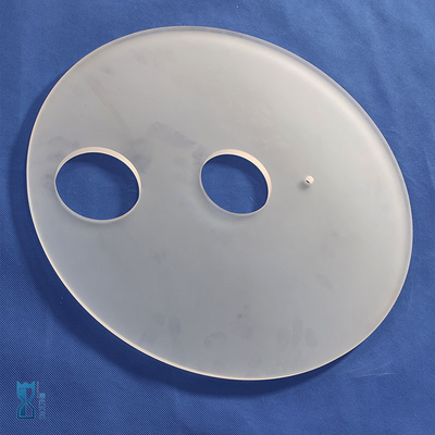 Disesuaikan Kecil Semua Quartz Polished Sight Kaca Silikon Quartz Disc Quartz Jendela