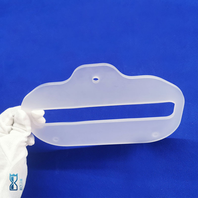 Disesuaikan Kecil Semua Quartz Polished Sight Kaca Silikon Quartz Disc Quartz Jendela