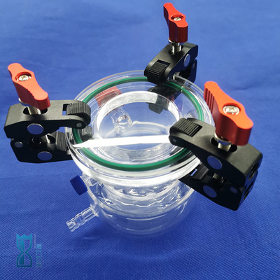 Laboratorium Kuarsa Reaktor suhu tinggi Korosi Resistensi 50ml 100ml 150ml