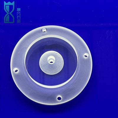 Semikonduktor Frosted Transparent Quartz Flake Quartz Flanges Tahan Korosi