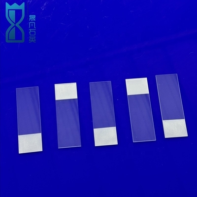Custom Optical Quartz Glass Sheet Quartz Frosted Flake Quartz Window Sheet Transmisi Cahaya Tinggi