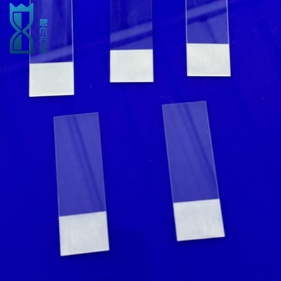 Custom Optical Quartz Glass Sheet Quartz Frosted Flake Quartz Window Sheet Transmisi Cahaya Tinggi