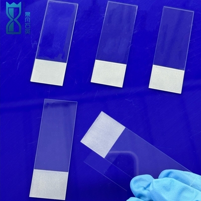 Custom Optical Quartz Glass Sheet Quartz Frosted Flake Quartz Window Sheet Transmisi Cahaya Tinggi