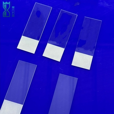 Custom Optical Quartz Glass Sheet Quartz Frosted Flake Quartz Window Sheet Transmisi Cahaya Tinggi