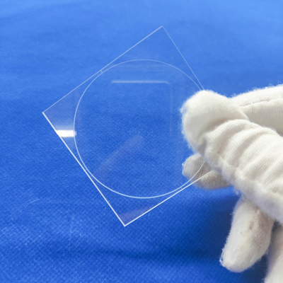 Semikonduktor Bulat Square Quartz Lembar Jendela tahan suhu tinggi