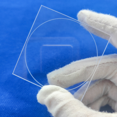 Semikonduktor Bulat Square Quartz Lembar Jendela tahan suhu tinggi