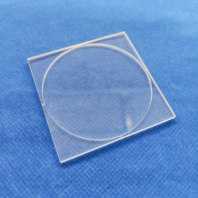 Semikonduktor Bulat Square Quartz Lembar Jendela tahan suhu tinggi