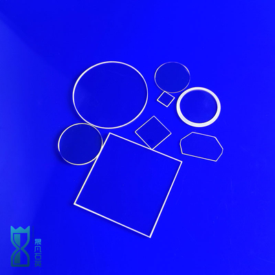 Pabrik Transparansi Tinggi Silikon Yang Ditemukan Untuk Jendela Optik Custom Irregular Quartz Sheet Glass Plate