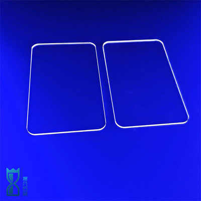 Pabrik Transparansi Tinggi Silikon Yang Ditemukan Untuk Jendela Optik Custom Irregular Quartz Sheet Glass Plate