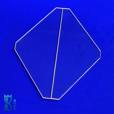 Pabrik Transparansi Tinggi Silikon Yang Ditemukan Untuk Jendela Optik Custom Irregular Quartz Sheet Glass Plate