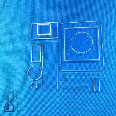 Pabrik Transparansi Tinggi Silikon Yang Ditemukan Untuk Jendela Optik Custom Irregular Quartz Sheet Glass Plate