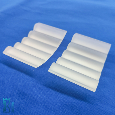 Pabrik High Performance Fused Silica Custom Irregular Frosted Quartz Sheet Glass Plate