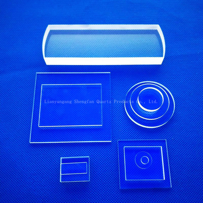 Pabrik Transparansi Tinggi Fused Silica Custom Optical Quartz Sheet Glass Plate Dalam Berbagai Ukuran