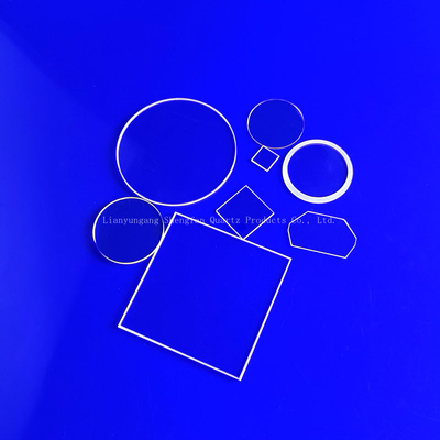 Pabrik tahan suhu tinggi cair silikon Custom Optical Quartz Sheet Glass Plate
