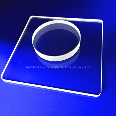 Pabrik tahan suhu tinggi cair silikon Custom Optical Quartz Sheet Glass Plate