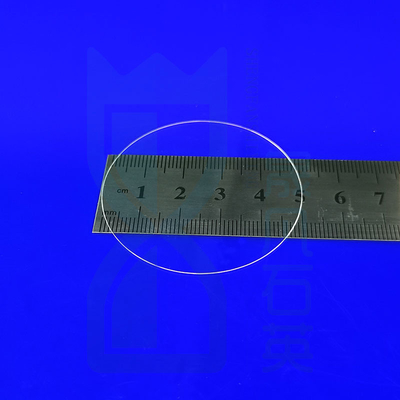High Light Transmission Window Schist Quartz Glass Sheet 2 "4" 6 " Quartz Wafer Wafer Ketebalan 0,3mm