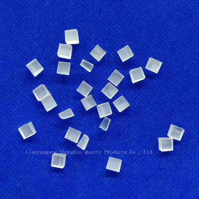 Pabrik disesuaikan presisi tinggi kecil Quartz Glass Plate Frosted Sheet Fused Silica
