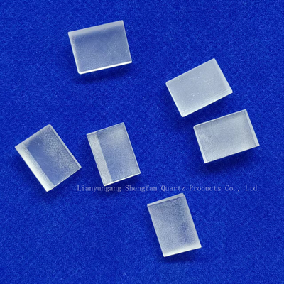 Pabrik disesuaikan presisi tinggi kecil Quartz Glass Plate Frosted Sheet Fused Silica