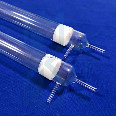 Dukung Labu Kaca Kuarsa Silika Fused Kustom Dengan Sambungan 29/32 24/29