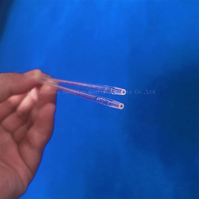 Pabrik Custom Resistensi Suhu Tinggi 1mm-10mm Diameter Kecil Kapiler Tabung Kaca Kuarsa
